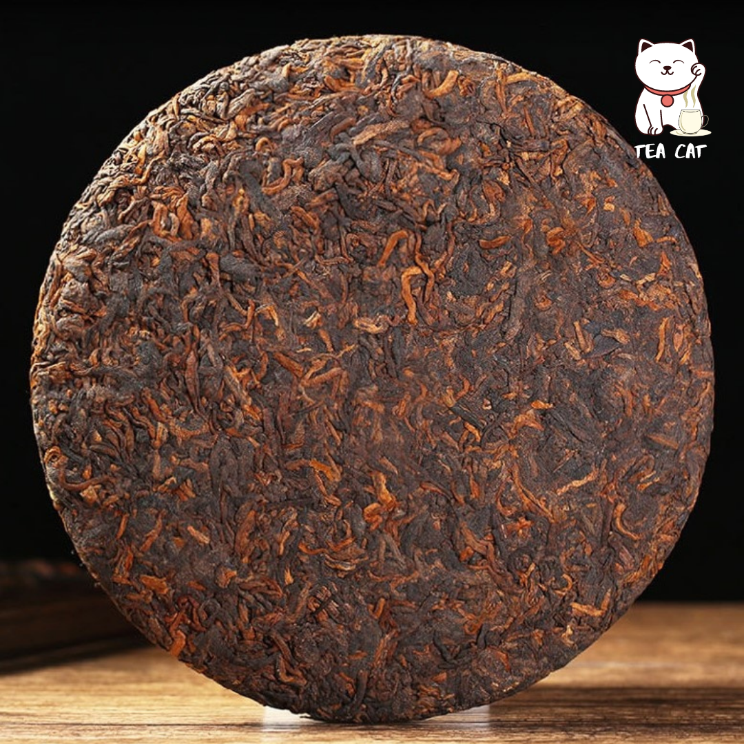 Витриманий Шу Пуер Lao Ban Zhang Old 357 грам , 2011 року. — изображение 2