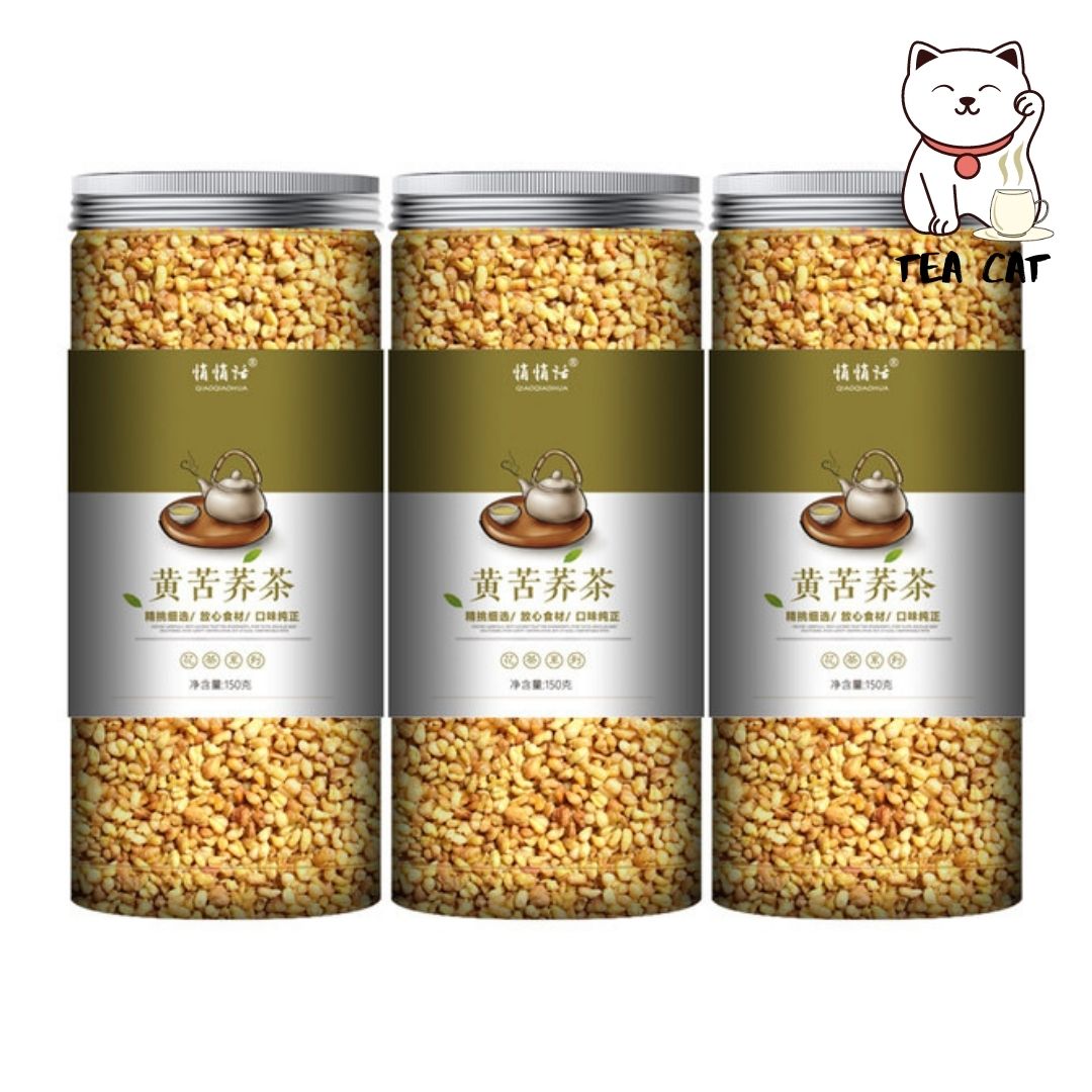 Гречаний чай Ку Цяо зерно гречки. Банка 150 грам. 2021 рік.